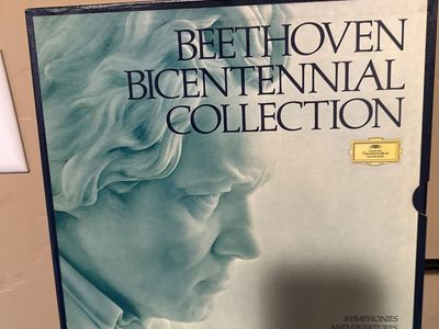 Beethoven Bicentennial Collection Vol 1 Symphonies & Overtures Deutsche Grammophon Vinyl Box Set