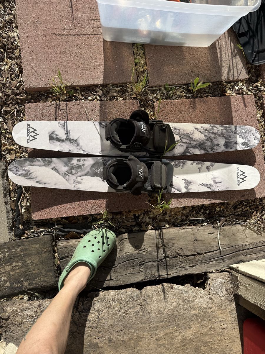 Ski Addiction trampoline training skis