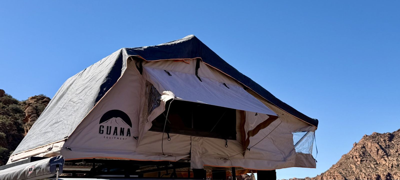 Guana Equipment Wanaka 55” Roof Top Tent with XL Annex