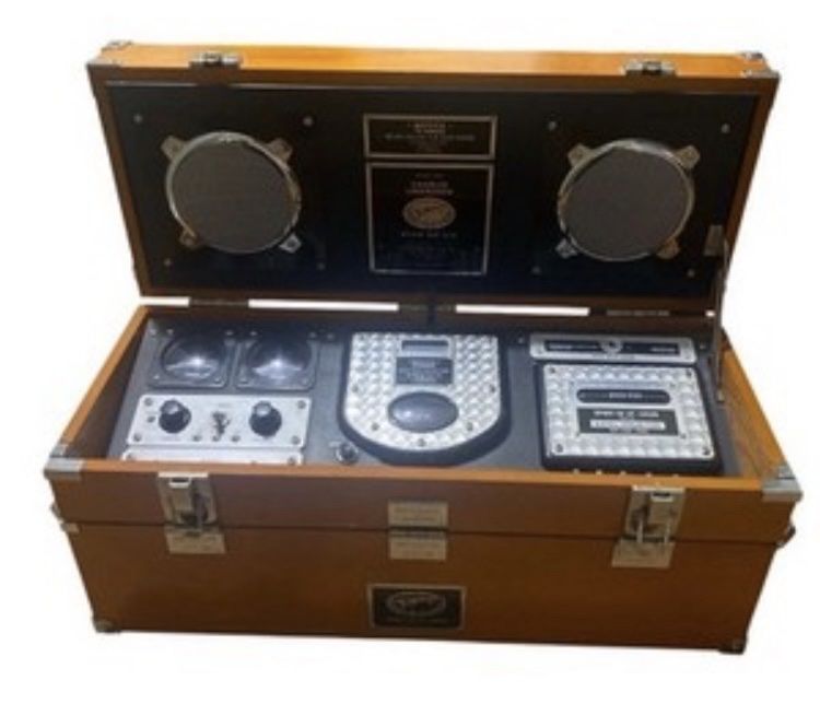 Charles Lindbergh "Spirit of St Louis" CD and Cassette Tape Box/Speakers