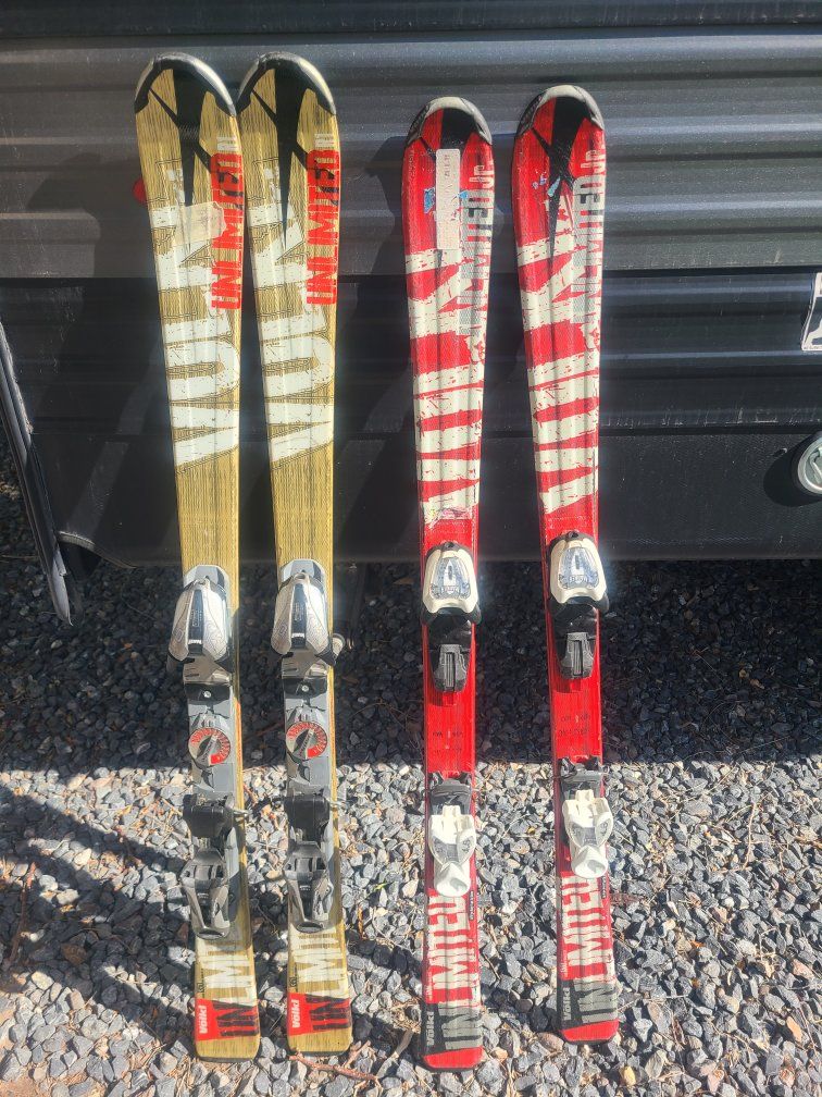 130cm and/or 135cm akis boots and poles available 