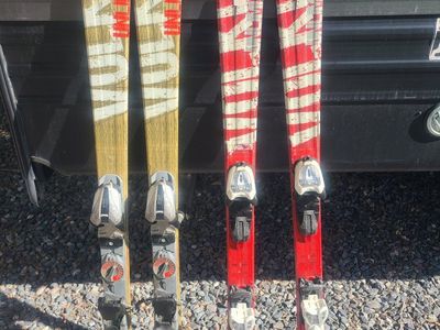 130cm and/or 135cm akis boots and poles available