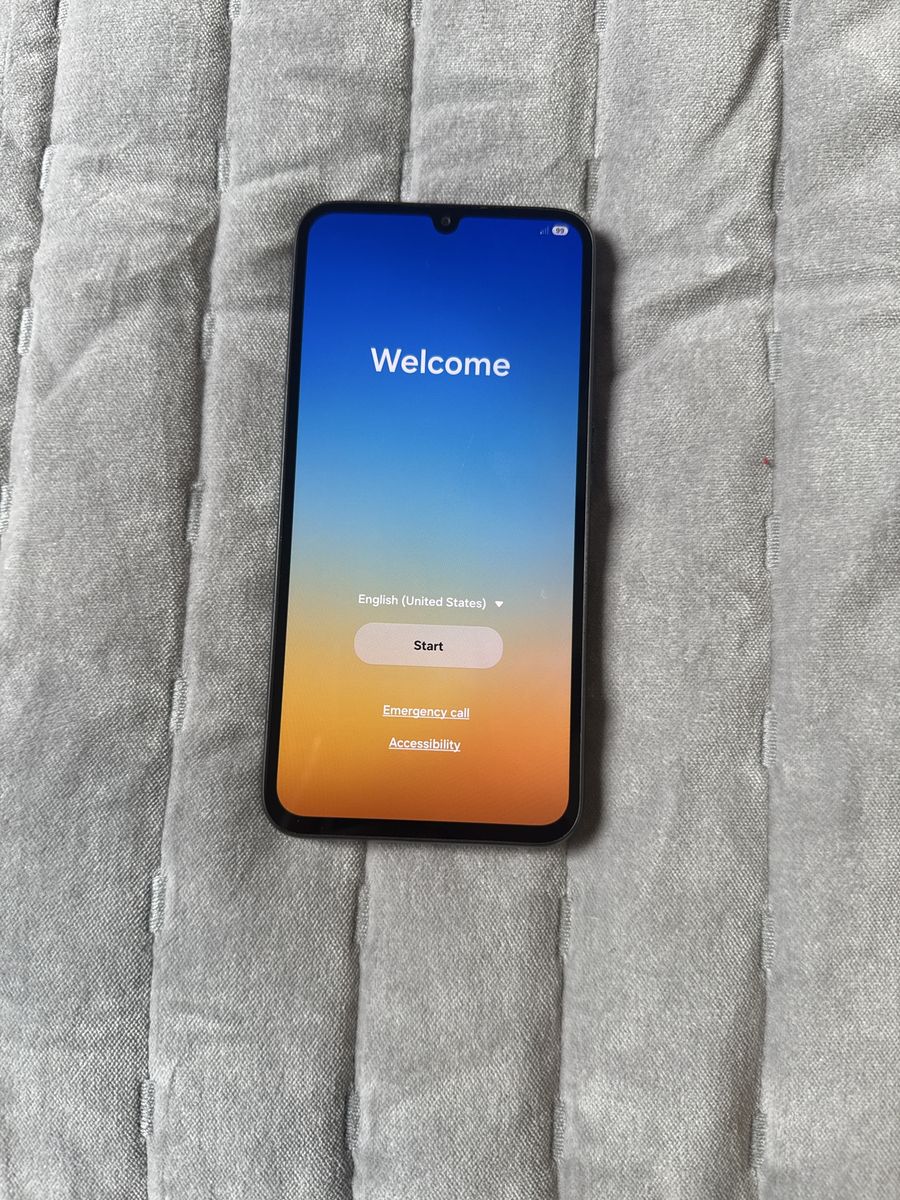 Samsung Galaxy Smartphone Black Unlocked Used a34