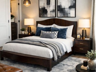 Real Wood Bed Frame Queen