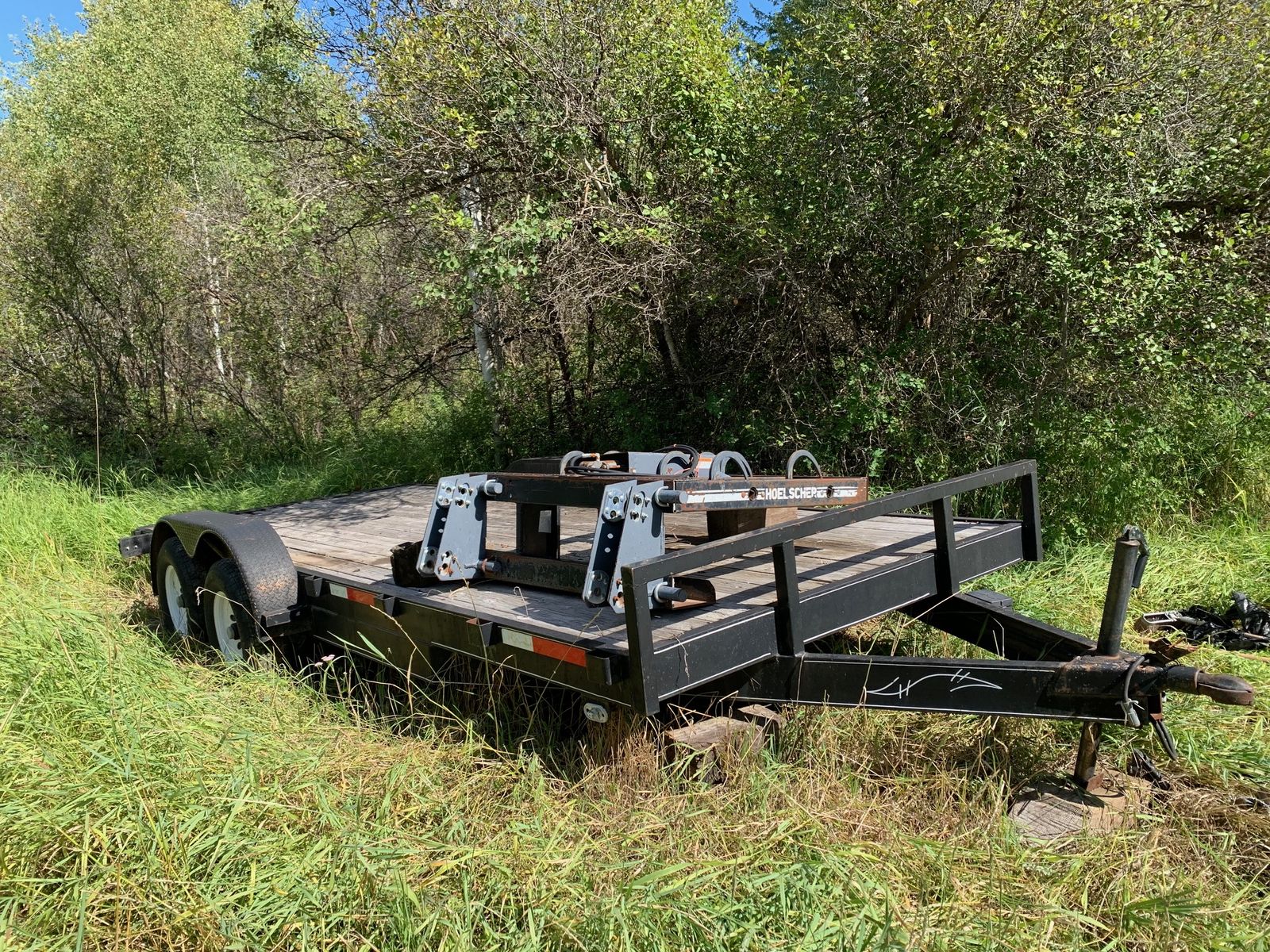 1999  Car Hauler Flat Bed Trailer  VEHTR   7' Wide x 18" Long