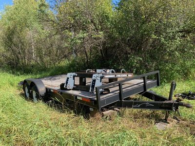 1999 Car Hauler Flat Bed Trailer VEHTR 7' Wide x 18" Long