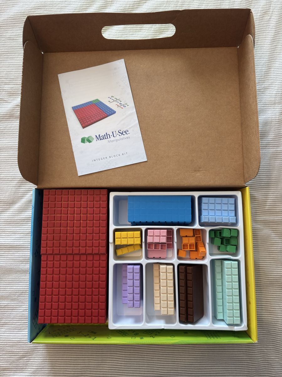 Math-U-See Integer Block Kit Manipulatives for Math Education