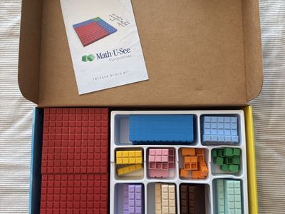 Math-U-See Integer Block Kit Manipulatives for Math Education