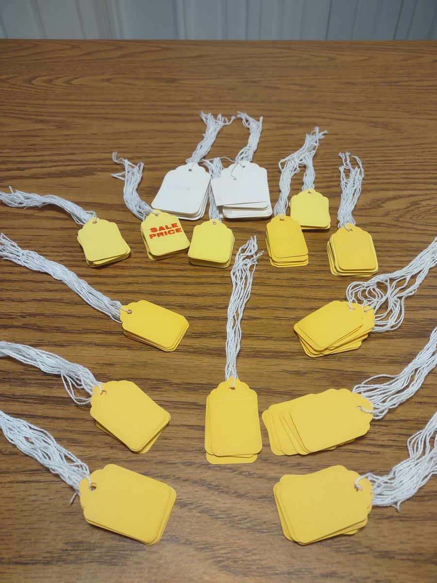 PRICE TAGS ON STRINGS