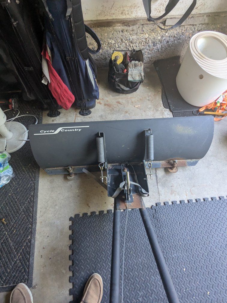 ATV snow plow