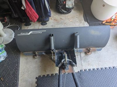 ATV snow plow