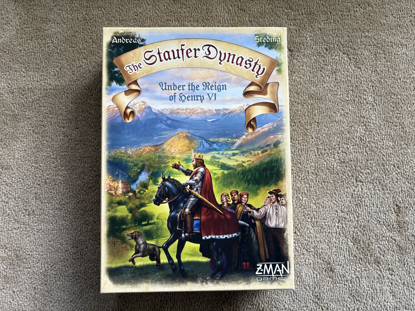 COMPLETE The Staufer Dynasty Board Game