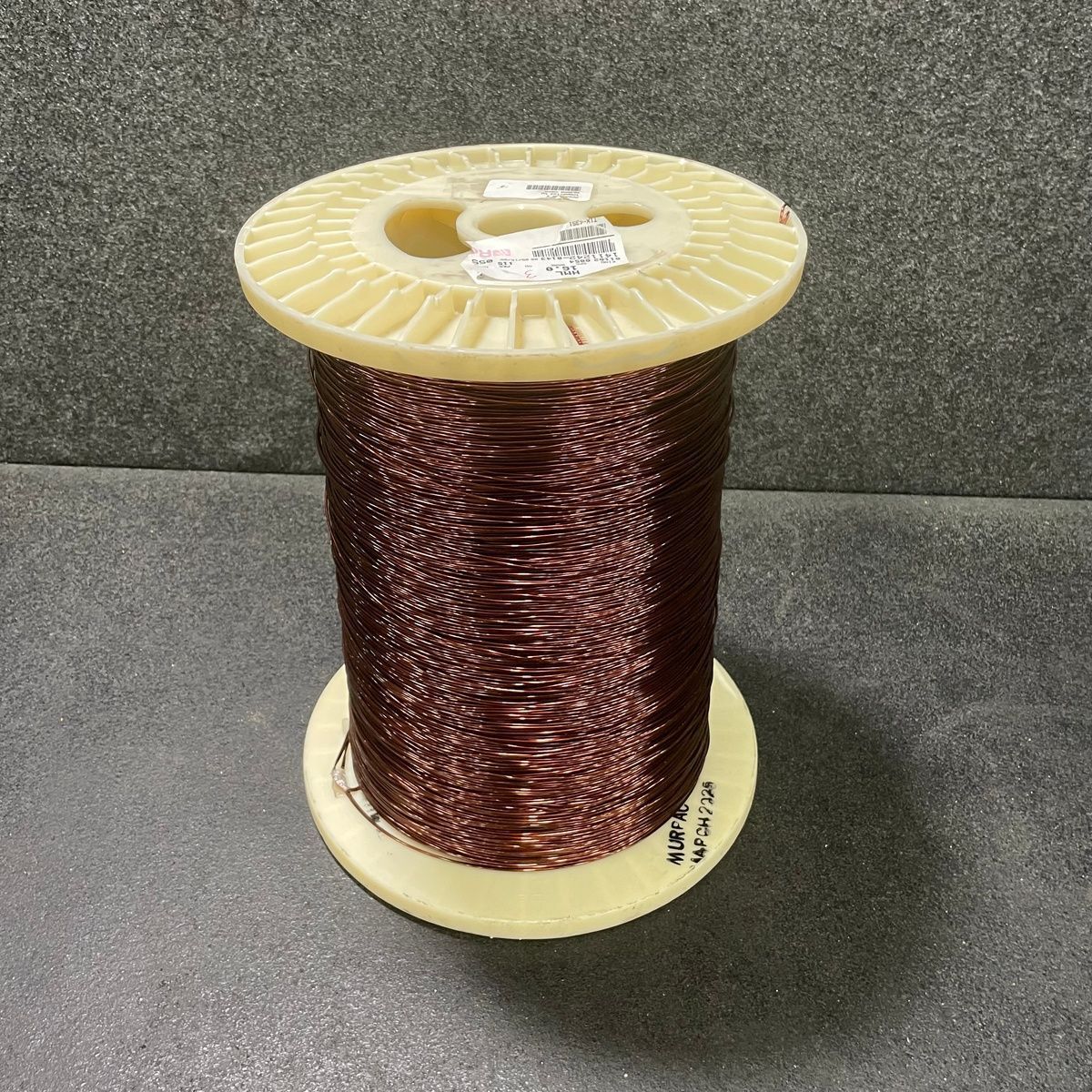 49 lb spool 16 AWG enameled copper magnet wire (~12,000 ft) industrial motor/transformer winding wire – March 2025