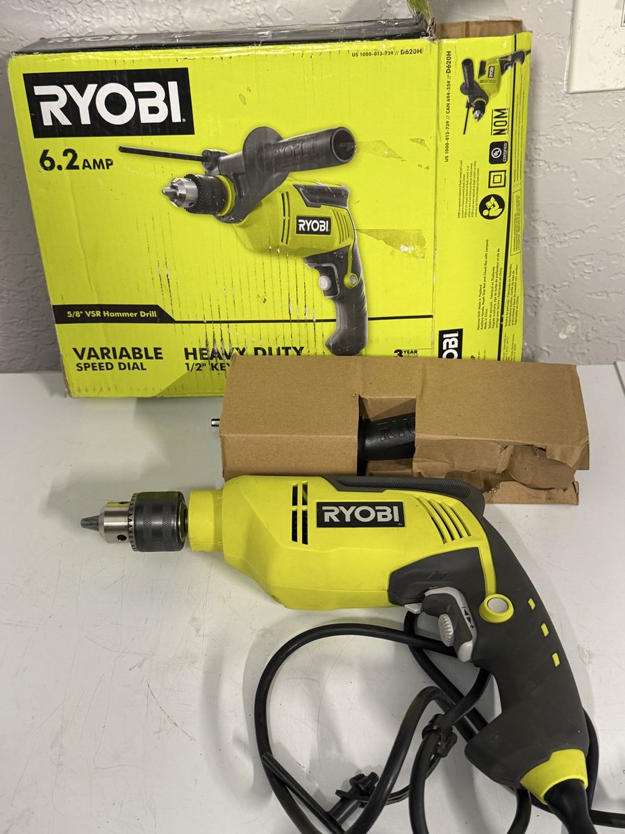 Ryobi 6.2 Amp 5/8" VSR Hammer Drill