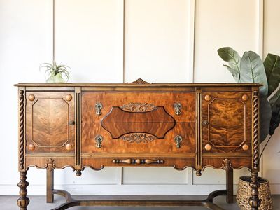 *FREE DELIVERY* Antique Wood Buffet!