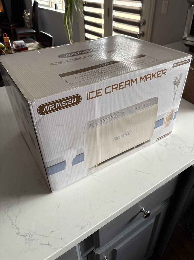Amazon $250 AIRMSEN 2.1-Quart Ice Cream Maker