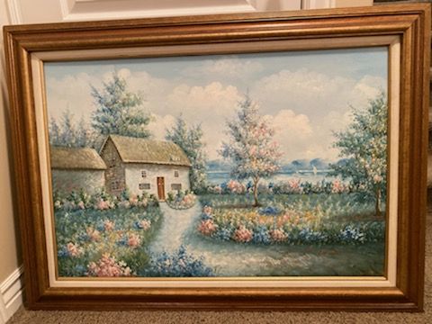 Large painted picture