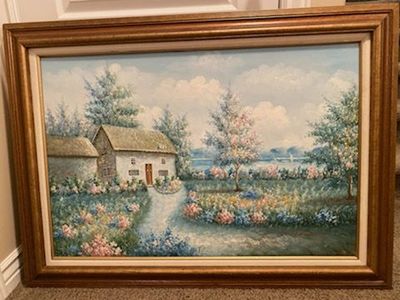 Large painted picture