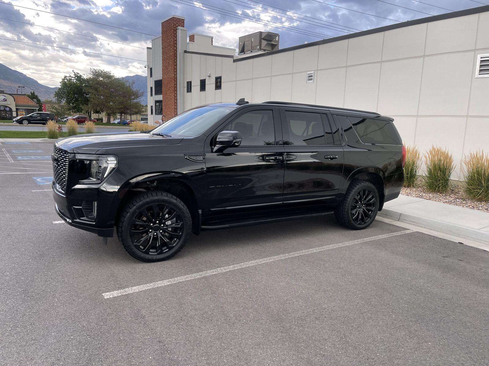 22" Gloss Black Alloy Rims – 3 Good + 1 Damaged – SUV/Truck Wheels