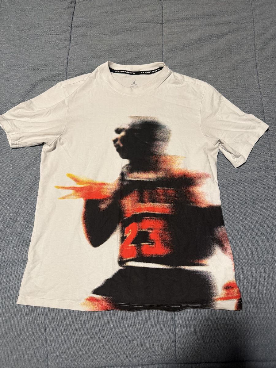 Jordan Sport Dri-FIT Michael Jordan Tee Men's Medium White Short Sleeve T-Shirt