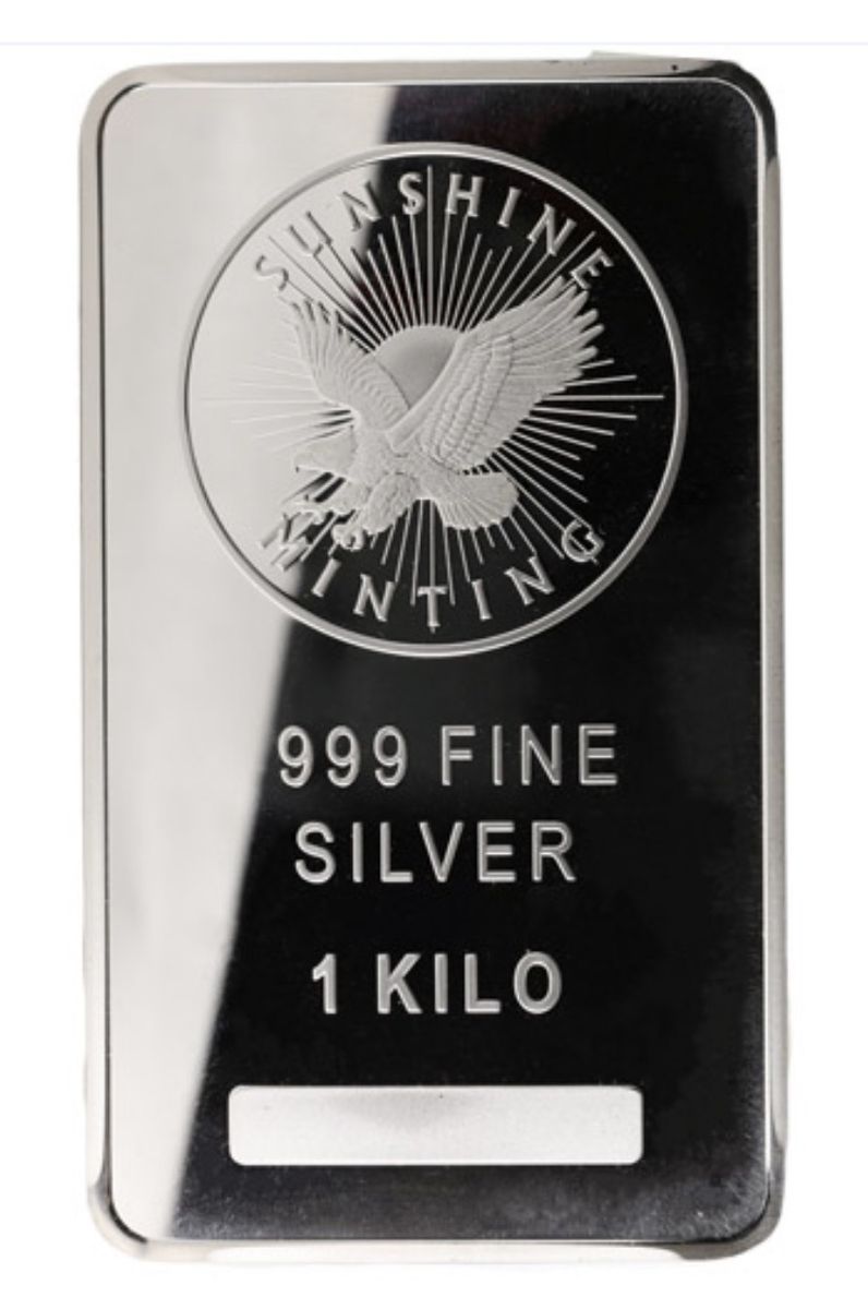 Sunshine Mint Kilo Bar .999 Fine Silver
