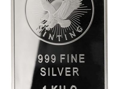 Sunshine Mint Kilo Bar .999 Fine Silver