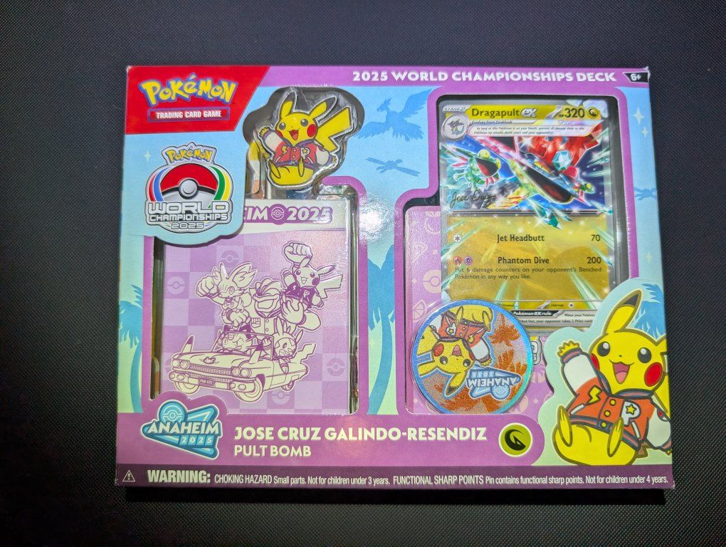 Pokemon 2025 World Championships Deck Jose Cruz Galindo-Resendiz Dragapult ex Pult Bomb