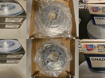 Carquest Premium Front or Rear Rotors with Ceramic Pads for Mini Cooper