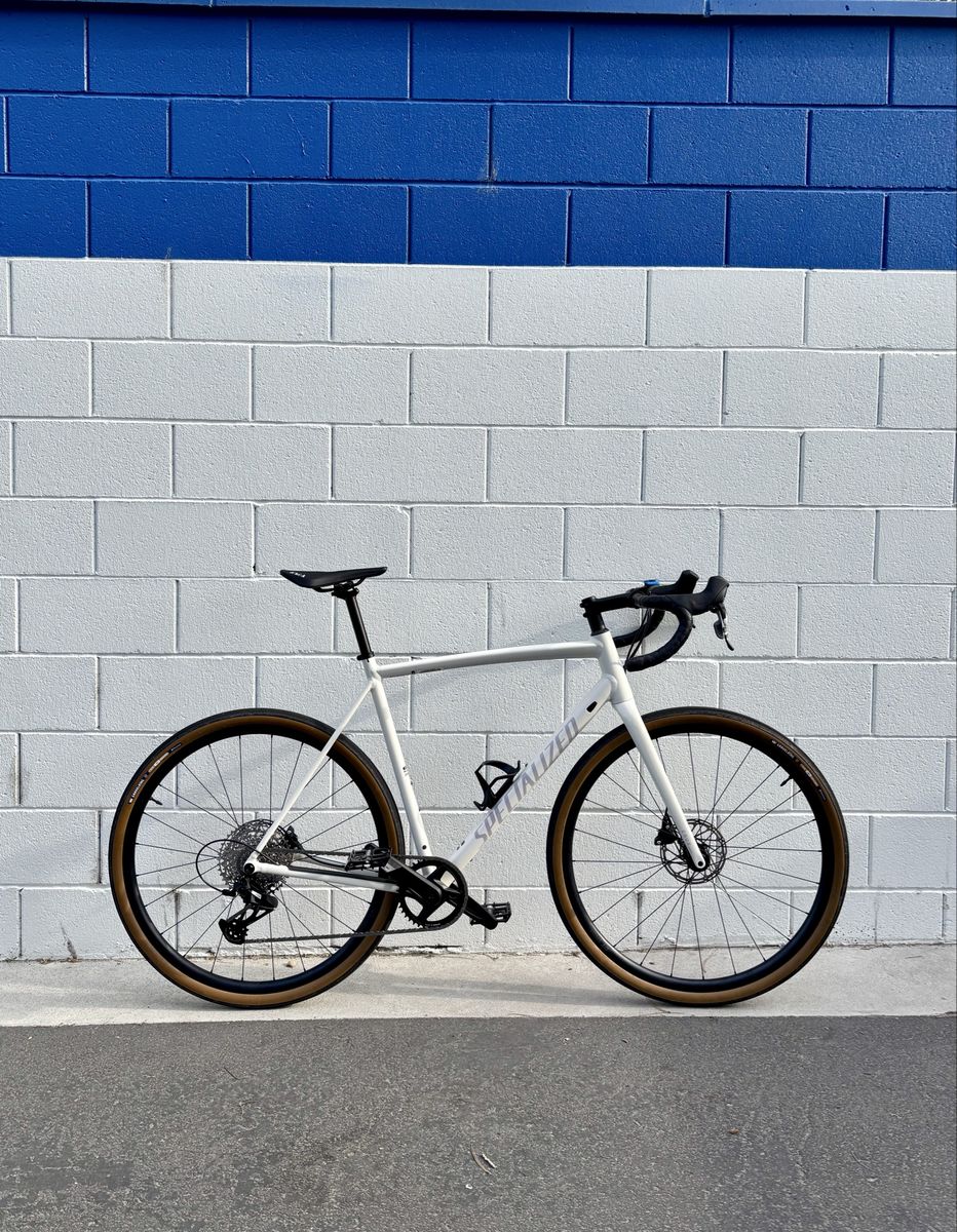 2025 Specialized Crux DSW 58cm Gravel Bike - Redshift Suspension Stem, GravelKing Slicks
