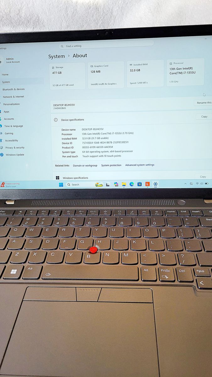 ThinkPad T14 Gen 4 - i7 | 32GB RAM | 512GB SSD |  STILL UNDER Warranty