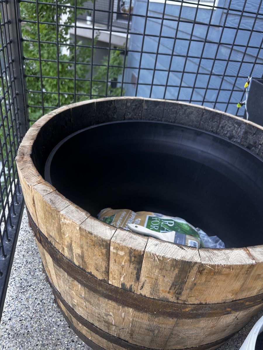 Authentic Whiskey Barrel