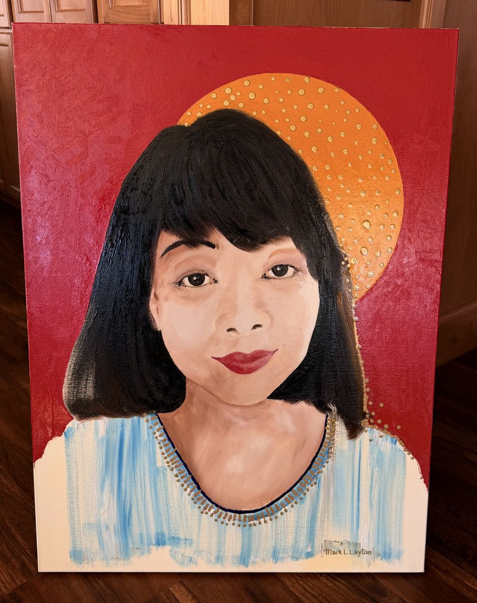 Estate sale - 30" x 40" acrylic painting