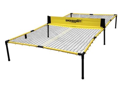 SMASHNET Outdoor Family Backyard Play Volleyball Table Tennis Game Set NEW!