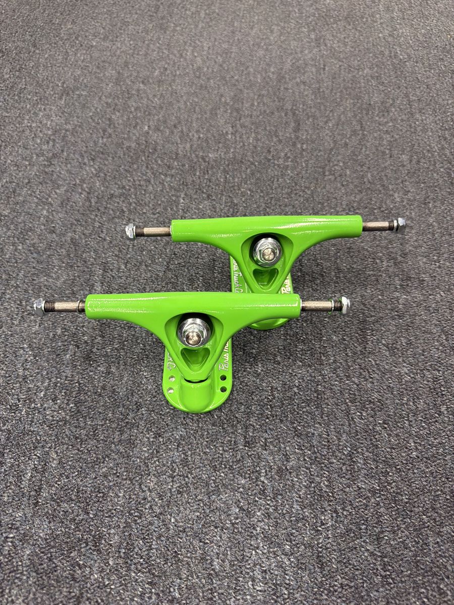 Paris  SKATEBOARD trucks 150MM in green or blue  2 TRUCKS FOR 25.00 THATS MORE THAN 50% OFF