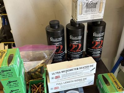 Forster Products .300 Win Mag Reloading Dies, Alliant Powder, Sierra & Nosler Components