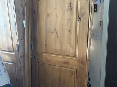 Knotty Alder doors