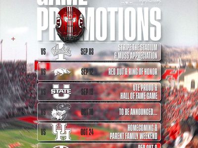 U of U Football Season Tickets 2 seats