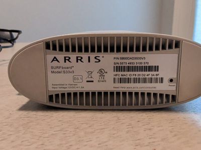 ARRIS SURFboard S33v3 DOCSIS 3.1 Gigabit Cable Modem - High-Speed Internet Connectivity