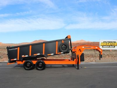 2026 RawMaxx 7X16 LTX Gooseneck 20K With Hydraulic