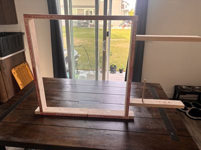 27 x 30” rug tufting frame