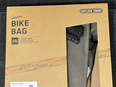 Ortlieb Gravel-Pack QL3.1 Waterproof Bicycle Pannier Bag Dark Sand 14.5L