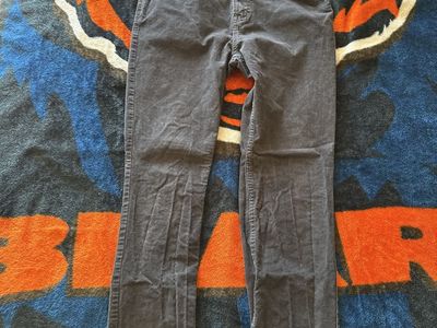 J. Crew Gray Corduroy Straight Leg Classic Fit Men's Pants - Size M x 25 Cotton