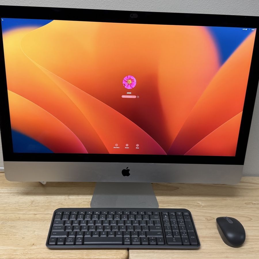 2017 iMac 27” 5K i5/16GB/250GB SSD Ventura