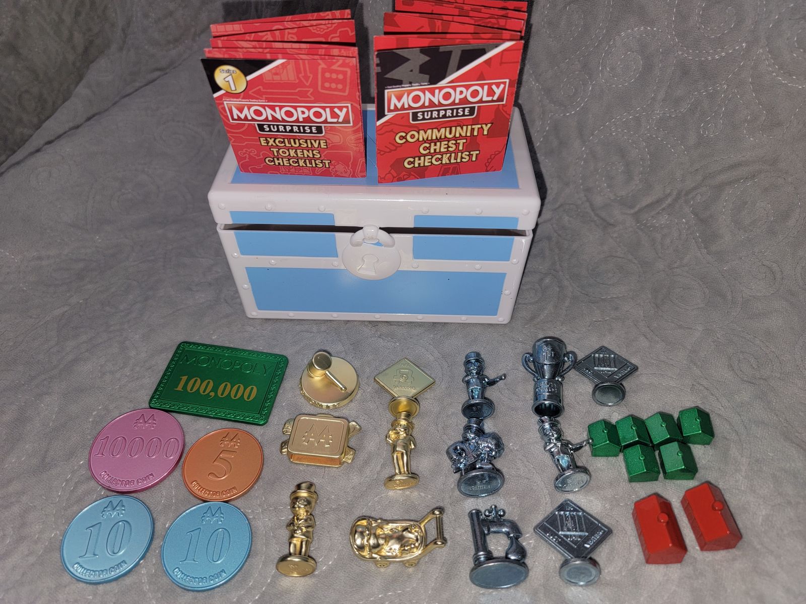 Monopoly Surprise! Metal collectable pieces. Opened mystery packs.