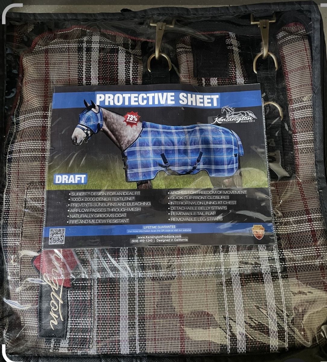 Kensington Draft Protective Sure Fit Fly Sheet