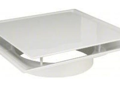 23 3/4 in Ceiling Diffuser, Lay-In, White