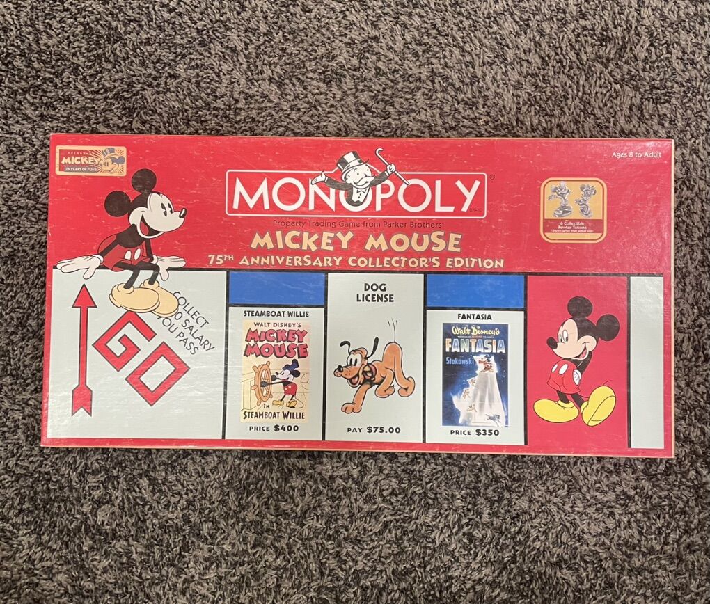 Monopoly Mickey Mouse Collector's Edition