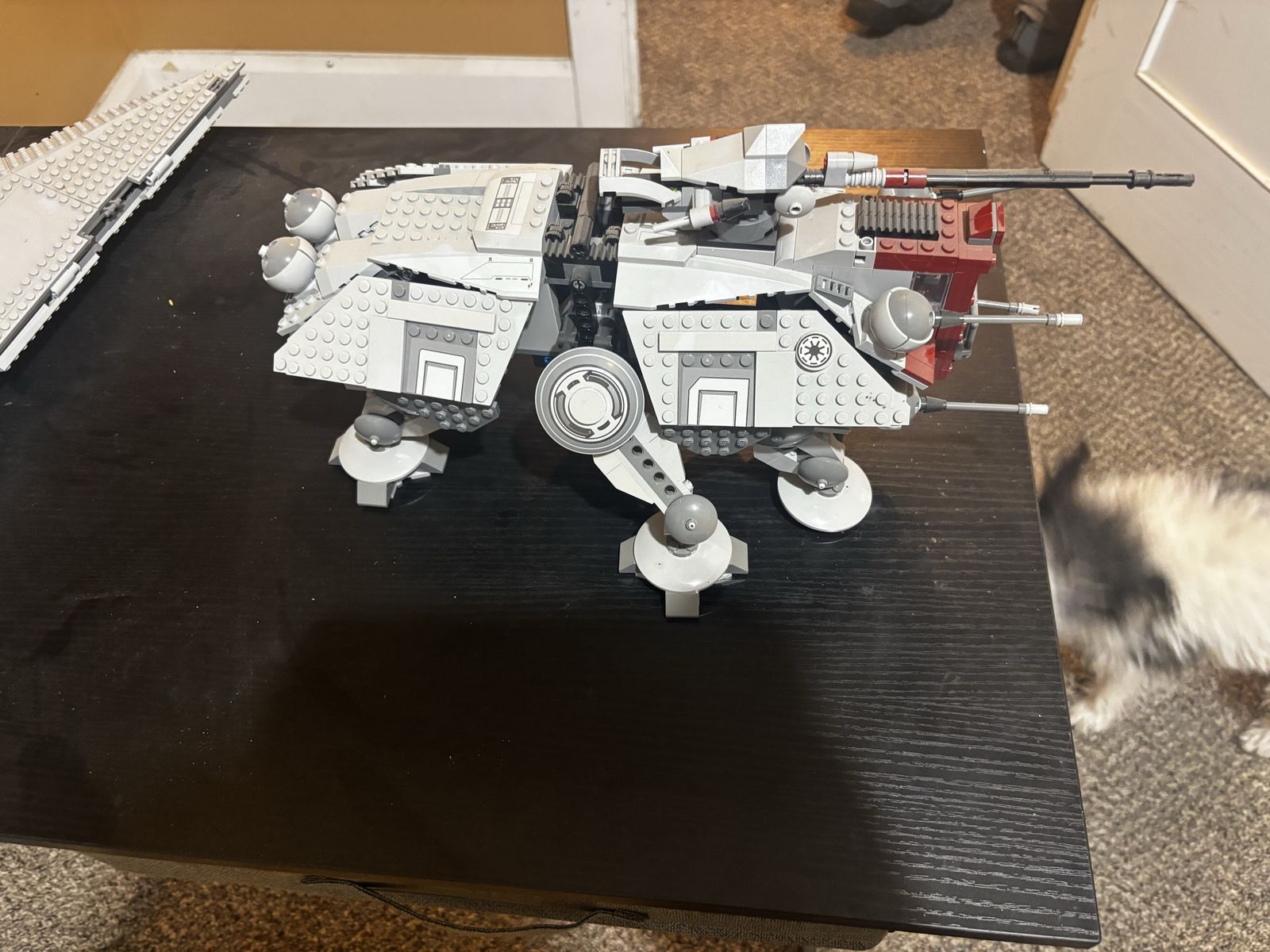 LEGO Star Wars Republic AT-TE Walker (75337) - Used, Missing Parts no mini figures