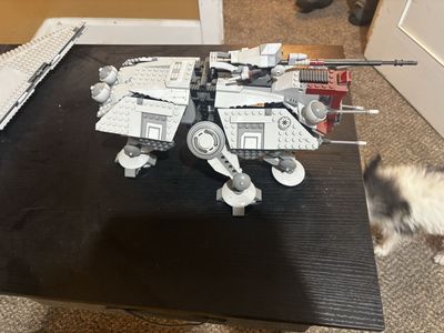 LEGO Star Wars Republic AT-TE Walker (75337) - Used, Missing Parts no mini figures