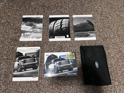 2014 Ford F-150 Owner's Manual & Guides Set with Pouch - F-Series Truck